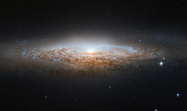 Hubble Spiral Galaxy Edge On - NASA