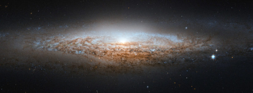 Hubble Spiral Galaxy Edge On - NASA
